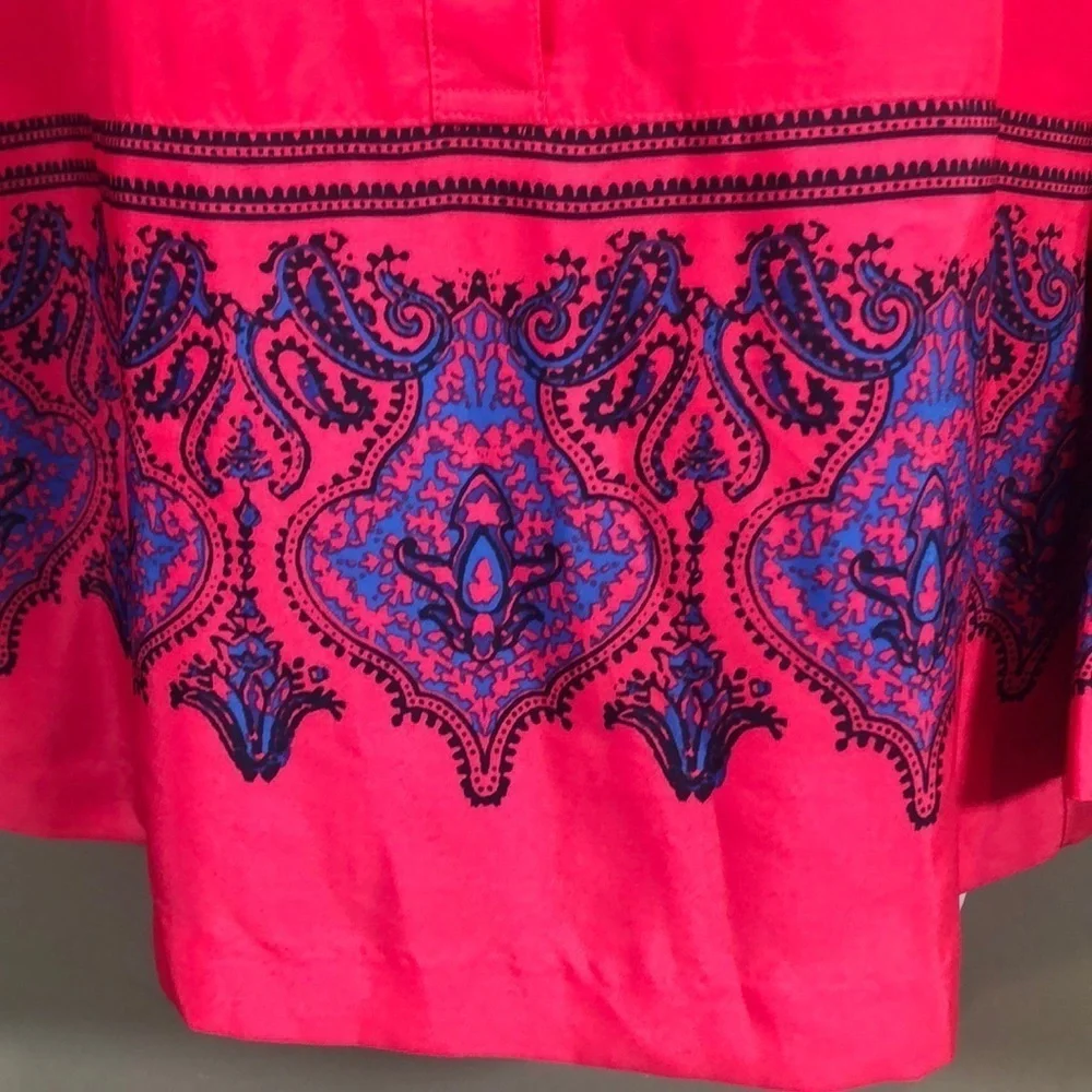 J. Crew Dervish Paisley Tunic Extra Small